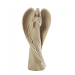 Appearing to rise from the windblown desert sand, a gentle angel folds her arms and cups her wings in reverent prayer. An earthy spiritual decoration to display with pride!