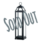 Dramatic style and classic design meets to create a stunning candle lantern that youll love having in your home. These iron and glass lanterns features a hanging loop at top and a hinged door that allows you to fill the lantern with the candle or decorative accents of your choice.