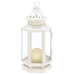A lovely decoration with a historical feel, this lantern brings to mind the candlelit ballrooms of Victorian times. A faultless addition to any classic decorating scheme! Candle not included. 