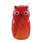 Owl glass art shaped into a beautiful owl makes this a statement accent for your living room, dining room, or anywhere you want to add a sophisticated style to your home decor. Display on your fireplace mantel, a shelf, or a tabletop surface. Artistic glass statue is for decorative purposes only. Each art piece is individually hand-crafted for its unique beauty. Item may be slightly different from the picture shown here.
