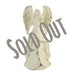 May you find the strength to carry on. This angel brings serenity to your home and is a beautiful accent piece all year long. The distressed ivory finish reminds us of the French countryside and the simple life. She makes a lovely hostess gift, or a wonderful gift for anyone.