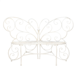 Your garden can become a relaxing oasis with help from this beautiful butterfly bench. Place it near fragrant flowers, beautiful blooms, or even on your patio as a pretty perch that welcomes you to rest a while. It’s also a great addition inside your home! 