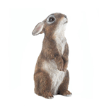 Fill your garden with cuteness! This adorable bunny figurine is standing up to catch the scents in your yard, and you'll love catching a glimpse of him each time you're outside. He has amazing details that make him look real! 