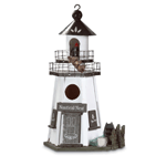 Lovebirds love this lighthouse! Two-tiered walkways and authentic accents perk up this Pennsylvania Dutch style haven.