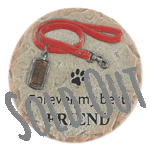 Turn your garden into a place of remembrance with this warm and inviting welcome stepping stone