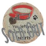 Turn your garden into a place of remembrance with this warm and inviting welcome stepping stone
