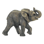This happy little elephant will bring you joy and tons of smiles every day. The lifelike detailing is truly marvelous! He's a great addition to any room, even your patio or garden. 