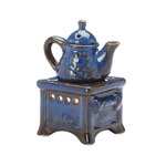 This beautiful blue oil warmer will fill your space with lovely aroma and look fantastic all the while. Made from porcelain, you get an oven that holds a tealight candle and a teapot that fits on top that you can fill with the scented oil of your choice.