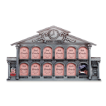 Remember your child’s school days with this pewter finished picture frame shaped like a schoolhouse. 