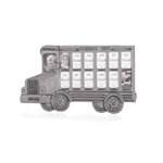This pewter-finish school bus has enough windows to frame all of your child’s wallet-sized class photos from K–12. A charming way to remember all their school days. 